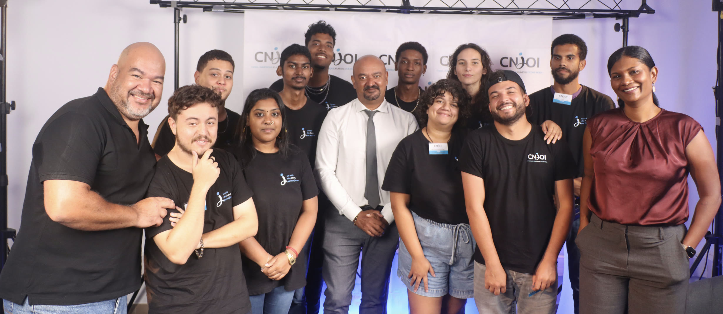 L'équipe de la CNJOI avec Monsieur le sous-prefet